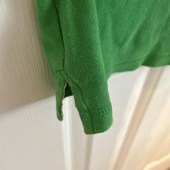 Express Women’s (L) Green Y2K Half Zip Collar Tennis Sporty Stretch Top - Picture 5 of 6